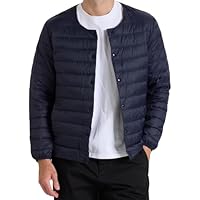 Comfitude Men's Quilted Collarless Down Puffer Jacket only .99: eDeal Info