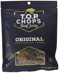 T.O.P. Chops Original Soft and Tender Gourmet Beef Jerky (5
