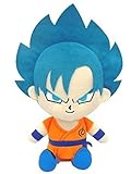 Bandai Super Saiyan Son Goku God Form Dragon Ball Super Chao Mini Stuffed Plush, 9