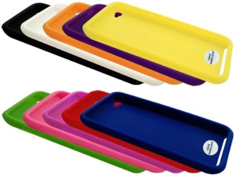 Cbus Wireless Ten Silicone Cases / Skins / Covers for Apple iPod Touch 4 / 4G / 4th Gen - Black, White, Orange, Purple, Yellow, Green, Light Pink, Hot Pink, Red, Blue