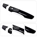 Door Handle Covers Trim Compatible With 10th Gen Honda Civic Sedan Hatchback Coupe Type R 2016 2017 2018 2019 2020 2021 Exterior Door Handles with smart Entry keyhole Glossy black Car Decoration