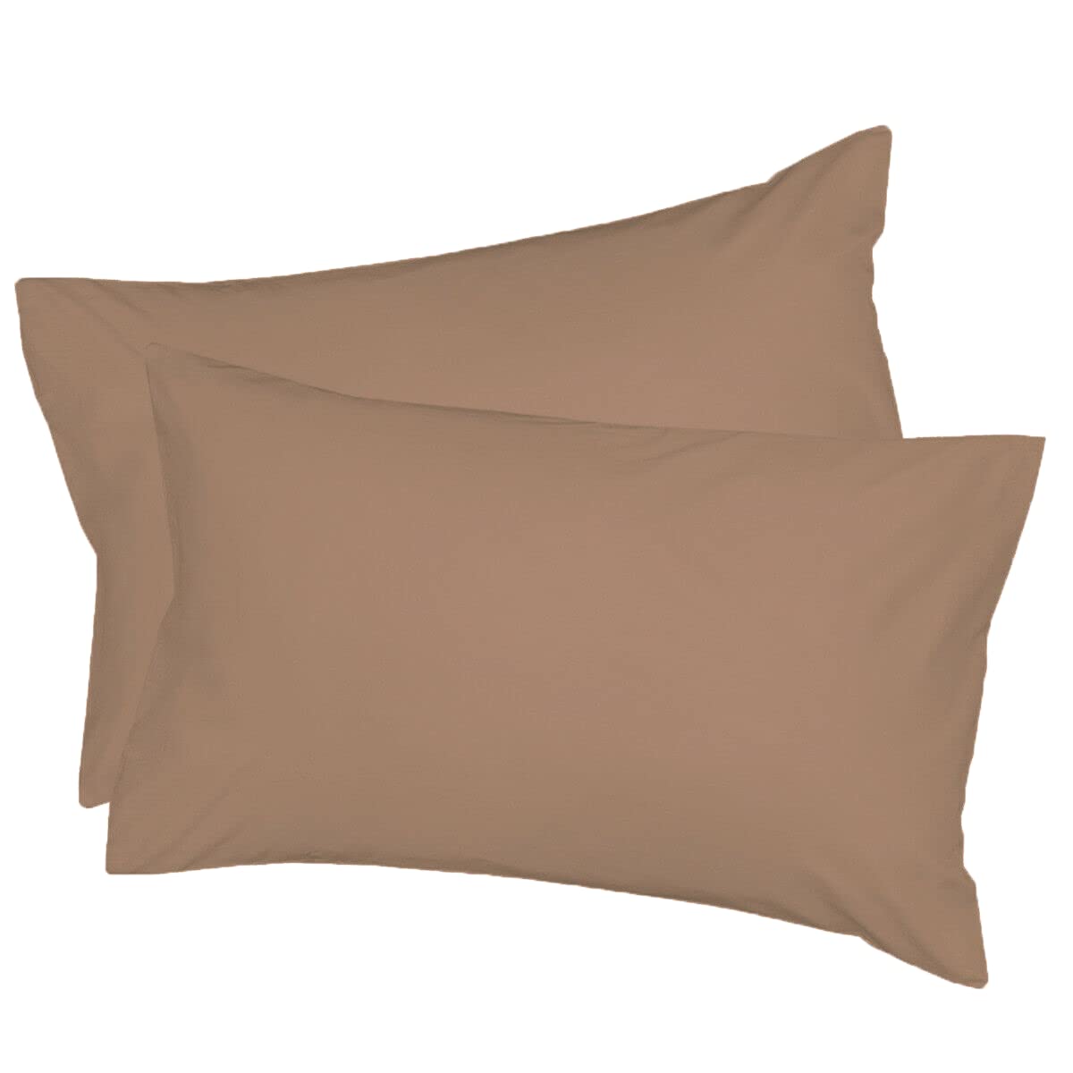 1,2,3,4,5,6 Pair Poly-Cotton Pillowcases, Cream - Image 3