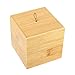 Produktbild Schramm® Bambus Aufbewahrungsboxen mit Deckel rechteckig 3 Verschiedene Größen Organizer Ordnungsbox, Größe:9 x 9 x 9 cm