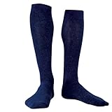 Silverline Thrombosestrümpfe für Flug Stützstrümpfe Kniestrumpfe für Damen und Herren Kompressionsstrümpfe (Blau, M (38-40))