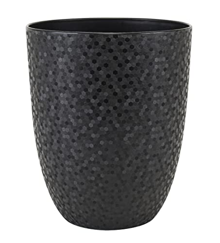 EDA - Übertopf Opal Ø 12,5 cm – speziell für Orchideen – Schwarz