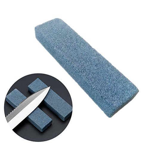 Afilador de cuchillos de piedra de afilar portátil para jardinería al aire libre, camping, senderismo, caza, granja, picnic, trabajo