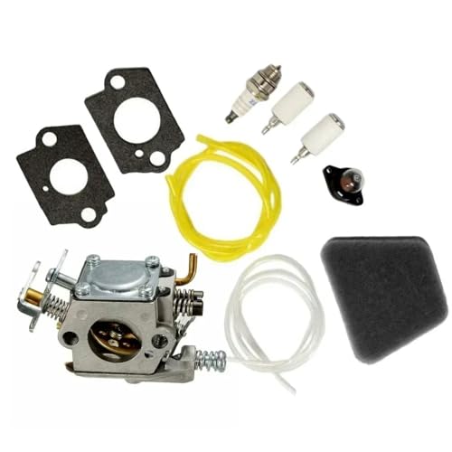 Carburetor Carb Kit Compatible with Poulan Chainsaw 1950 2050 2375 2150 Wa-lbro WT 891
