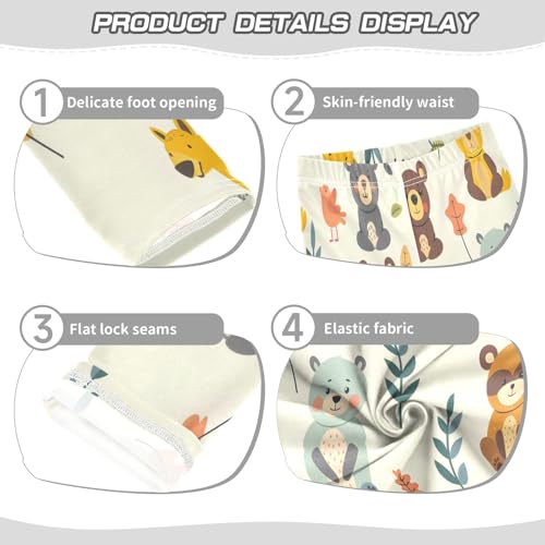 Toddler Girls Leggings Printed Yoga Pants Leggings Cute Animal Cartoon Image for Kids3