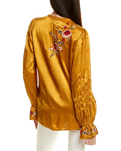 Johnny Was Womens Roma Victorian Prairie Blouse, L #TOP1