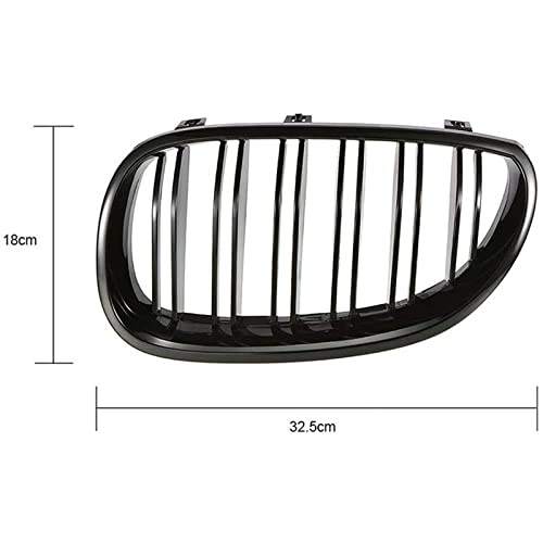 Grille de calandre BMW E60 E61 noir mat pour remplacer le chrome usé