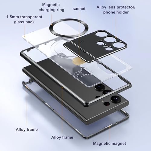 Coque Samsung S22 Ultra fine robuste et magnétique pour chargeur sans fil - 3