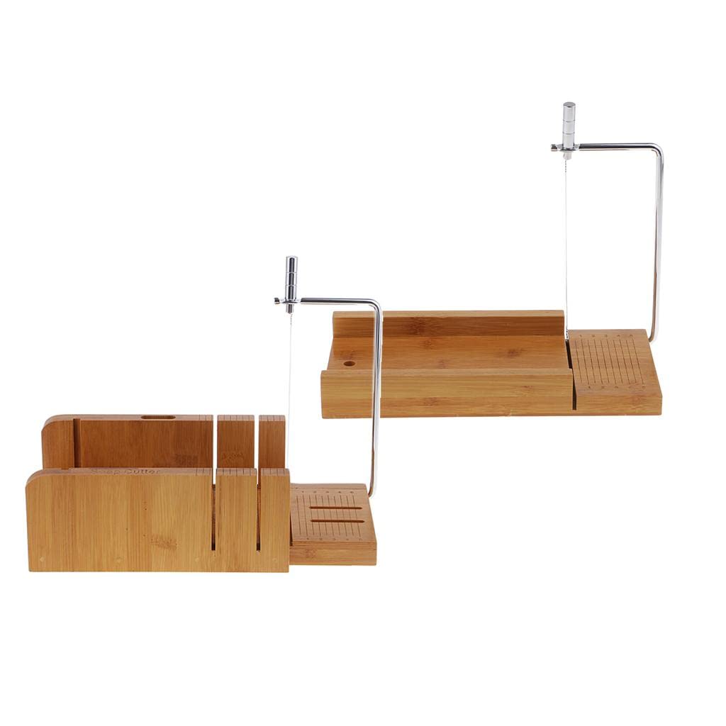 Wood and Stainless Steel Soap Cutter Soap Making Cutting Tool with Wire Slicer for Cake Candle Food Chocolate Loaf-image-36