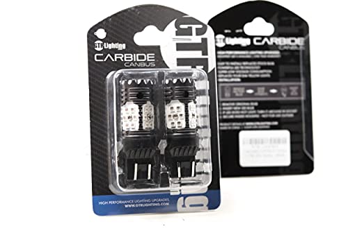 GTR Lighting GTR.LED593-2PK: 7440/7443: Carbide Canbus 2.0 Led (White/Pair)