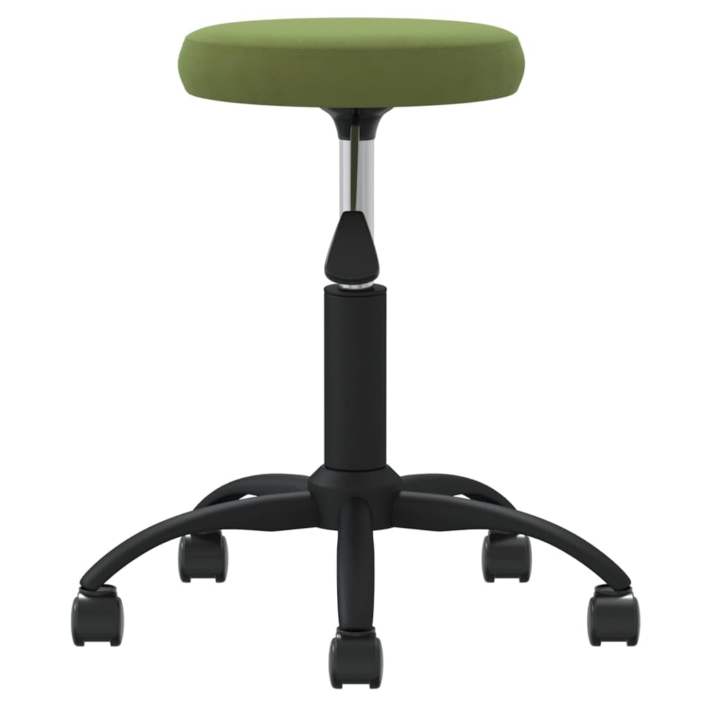 Generico Sgabello da Massaggio in Velluto Verde Chiaro,Salute e Bellezza,Cura della Persona,Massaggi e Relax,Poltrone da Massaggio,Verde,3.95 kg,3085740