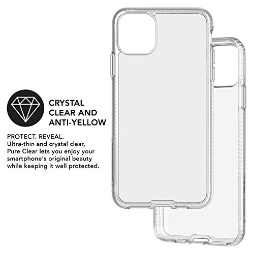 Coque iPhone 11 Pro Max Tech21 Pure Clear transparente et rigide ultra fine - 2
