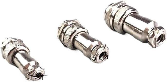 5Pcs GX12 GX16 GX20 Aviation Plug 2 3 4 5 6 7 Pin Male and Female Set 5A-7A 125V Cable Connectors 16M Socket M12 Power Joint(GX20,5PCS_6P)