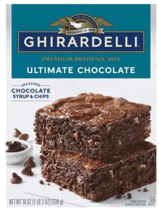 Ultimate Chocolate Premium Brownie Mix (Pack Of 1 Box) 19 Oz