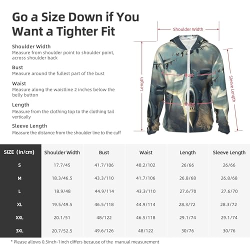 UPF 50+ Sun Protection Hoodie Long Sleeve Aircraft Fighter Jets Sun Shirt Rash Guard Fishing Shirts for Men2