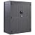 YITAHOME 59 cuft Vertical Outdoor Storage Shed, 5.6 x 2.3 ft Lockable Resin Waterproof Tall Storage Cabinet with Floor, Suitable for Patio Furniture, Pool Accessories, and Garden Tools, Dark Gray