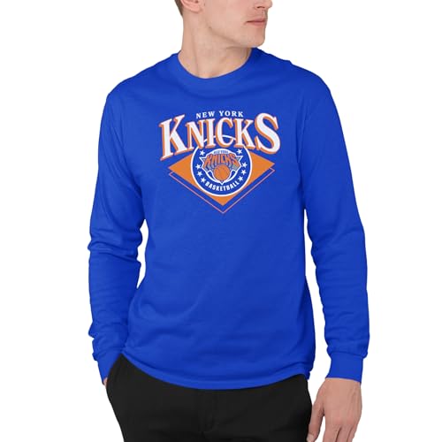 Camiseta manga larga Knicks para evitar el frío en el estadio de baloncesto
