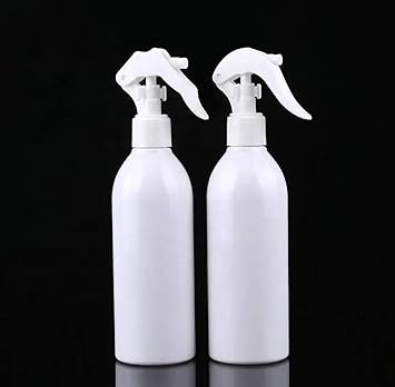 Sapi'S Mini Trigger Dispenser/Sanitizer/Soap (Hair/Beauty/Personal Care) Bottles 200 ml Spray Bottle, White Oval Bottle White Mist Gun Spray (2)