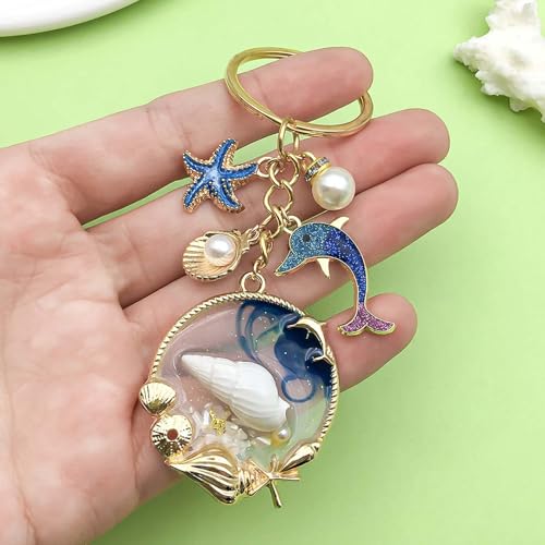 Image of 6 PCS Aesthetic Keychain, Cute Butterfly Bag Charms for Girls, Alloy Metal Key Chain Set with Six Pieces