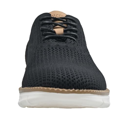 Image of Men Shoes Mesh Shoes for Men Breathable Knit Shoes Fashion Casual Business Walking Mens Dress Shoes Black 8.5