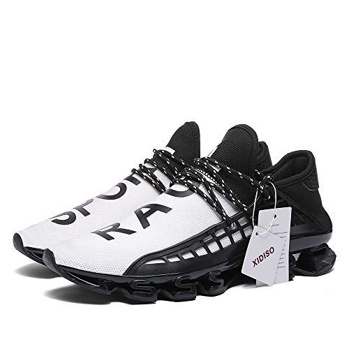 image for XIDISO Mens Running Shoes Womens Slip On Blade Mesh Fashion Men’s Sn