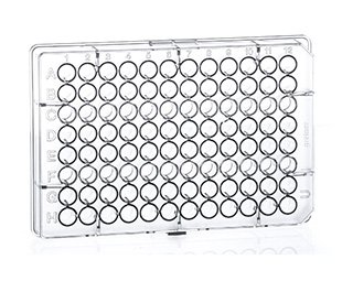 650901 Clear Polystyrene Non-Binding Microplate, Round (U) Bottom, 96 Well (Pack of 40)