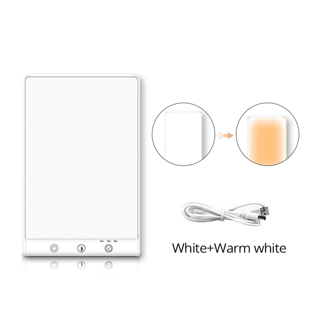 MARKELL LáMpara de Terapia de Luz SAD Light LED Happy Mood Light Touch Luz Regulable, Sin UV, FuncióN de Temporizador, para el Hogar/De Viaje
