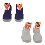 Facilité D'Enfilage: Conçues pour être pratiques, ces chaussures chaussettes pour bébé sont faciles à mettre et à retirer, s'adaptant aux différentes formes de pieds pour un usage quotidien confortable