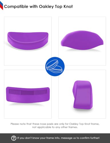 Image of BLAZERBUCK Replacement Nose Pieces for Oakley Frogskins Range /Frogskins Range XL /Top Knot /Side Swept /HSTN /Spindrift /Wildrye