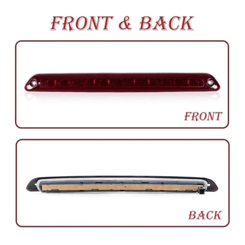 Troisième feu arrière LED pour VW Crafter 2006-2016 rouge