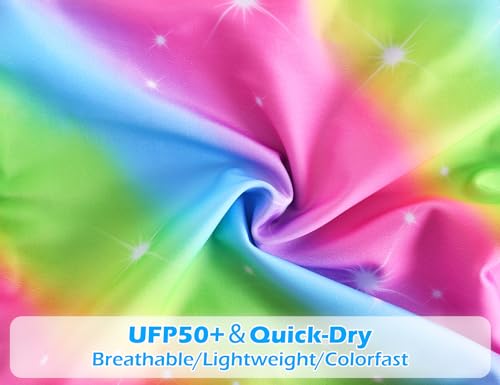 Image of Snowheart Girls Swimsuit One-Piece Bathing Suits Multicolor Kids Sport Summer Beach Swimwear for 2-12 Years Old