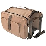 LOORGVEL Mochila para Perros Medianos y Grandes Alforja Ajustable para Mascotas Resistente y Multifuncional para Senderismo Camping y Viajes al Aire Libre