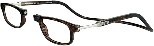 CliC Gafas de lectura magnéticas lectores de computadora lente reemplazable patillas ajustables Flex