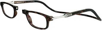 CliC Magnetic Reading Glasses, Computer Readers, Replaceable Lens, Adjustable Temples, Flex