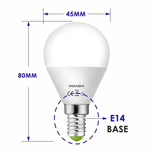 Hizashi Lampadina LED E14, 7W Equivalenti a 60 W