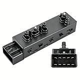 Malibu/Equinox/Terrain Upgrade Power Seat Switch Adjust Switch Front Left Driver Side Compatible with Bu-ick Chevy Ca-dillac GMC Adjuster Button Switch, 25974714