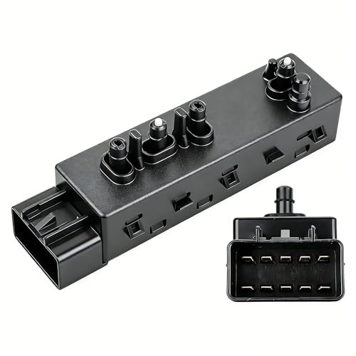 New Upgrade 25974714 Power Seat Switch Adjust Switch Front Left Driver Side Compatible with Buick Chevy Cadillac GMC Adjuster Button Switch, Durable Materials