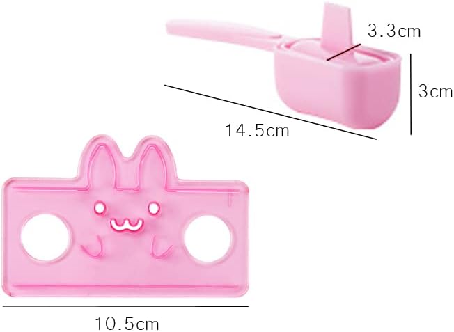 Miniatura 2 de Molde creativo 5 en 1 de dibujos animados molde de bola de arroz en forma de onigiri y cortador de algas tostadas en seco, juego de moldes de cocina