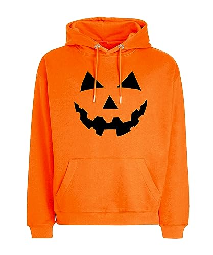 AOBUTE Halloween Hoodie Men Long Sleeve Novelty Party Sweatshirt with Pocket