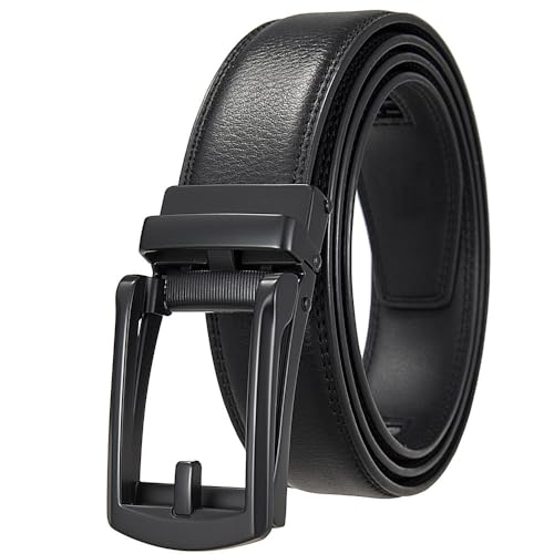 Men's Belt for Men -Duty Casual Everyday Belt for Jeans & Work Pants, Durable Scratch-Resistant Buckle。