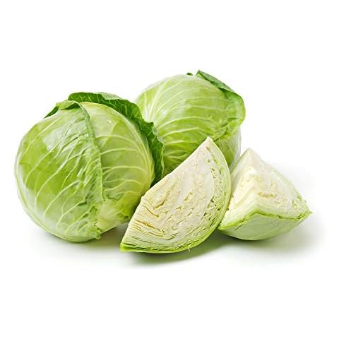 1000 Heirloom Late Flat Dutch Cabbage Seeds Cover