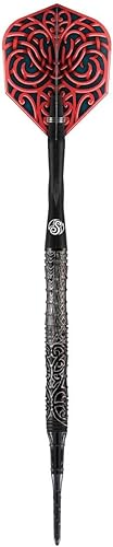 Miniatura 3 de Shot! Darts Warrior Kapene Steel Tip Dart Set | 90% Tungsten Barrels | Center Balanced for Maximum Aerodynamics | Handcrafted Pro Darts with Flights