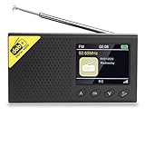 erstes radio im auto ✔【Bluetooth-Verbindung 5.0】 Sie können diesen Lautsprecher mit Ihren Bluetooth-Geräten verbinden ， und Sie können Musik von Ihrem Smartphone, Tablet oder einem anderen Bluetooth-Gerät über die Lautsprecher streamen.Dies kann jedoch nur als Bluetooth-Empfänger verwendet werden