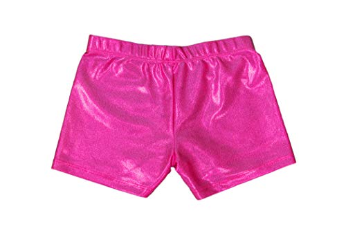 Destira Girl's Mystique Gymnastics Sport Short - Berry Pink | Child Small (6X)2