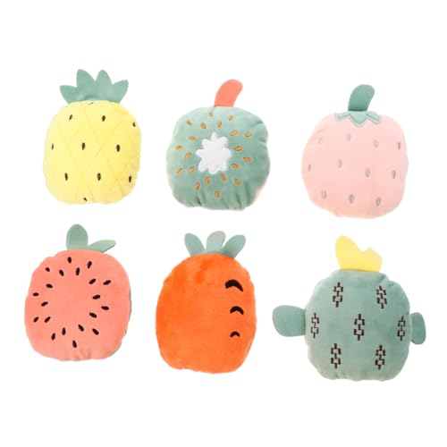 SEWACC 6個 ペットの きしむ犬 大きい エンリッチメント犬 犬のきしむおもちゃ 猫のおもちゃ 面白い わんわん大臼歯のおもちゃ 小型犬のおもちゃ ぬいぐるみ