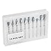 YUELUTOL Aluminum Cutting Bits Carbide Burr Set-10 Pieces With 3mm(1/8 inch) Shank Dia and 6 mm (1/4 Inch) Head Size For Die Grinder Bits Aluminum And Wood