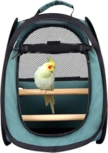 Akinerri Vogel-Reisetasche mit Sitzstange